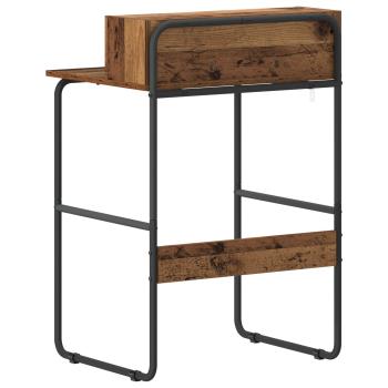 Schreibtisch mit Stauraum Altholz 60 x 50 x 91 cm