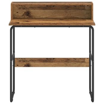Schreibtisch mit Stauraum Altholz 80 x 50 x 91 cm