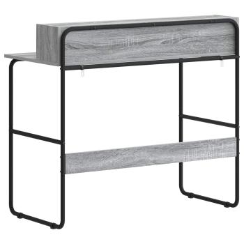 Schreibtisch mit Stauraum Sonoma-Grau 100 x 50 x 91 cm