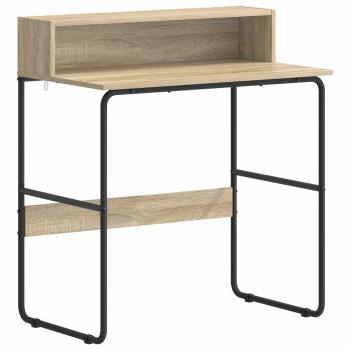 Schreibtisch mit Stauraum Sonoma-Eiche 80 x 50 x 91 cm