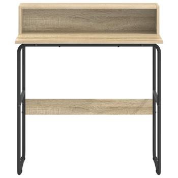 Schreibtisch mit Stauraum Sonoma-Eiche 80 x 50 x 91 cm