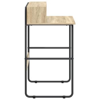 Schreibtisch mit Stauraum Sonoma-Eiche 80 x 50 x 91 cm