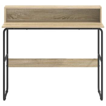 Schreibtisch mit Stauraum Sonoma-Eiche 100 x 50 x 91 cm