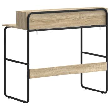 Schreibtisch mit Stauraum Sonoma-Eiche 100 x 50 x 91 cm