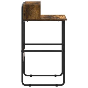 Schreibtisch mit Stauraum Räuchereiche 60 x 50 x 91 cm
