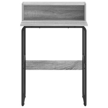 Schreibtisch mit Stauraum Sonoma-Grau 60 x 50 x 91 cm