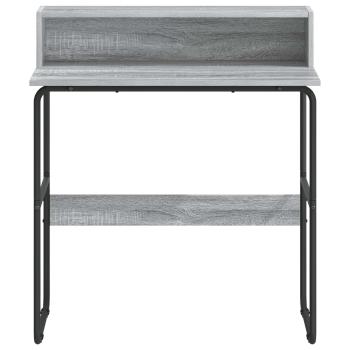 Schreibtisch mit Stauraum Sonoma-Grau 80 x 50 x 91 cm