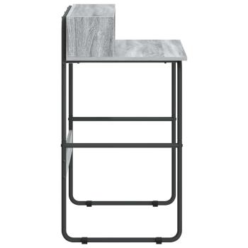 Schreibtisch mit Stauraum Sonoma-Grau 80 x 50 x 91 cm