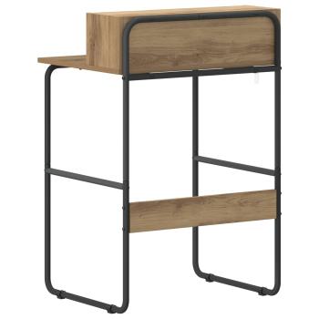 Schreibtisch mit Stauraum Artisan-Eiche 60 x 50 x 91 cm