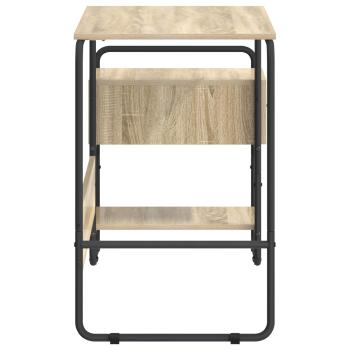 Schreibtisch mit Stauraum Sonoma-Eiche 131,5 x 50 x 75,5 cm
