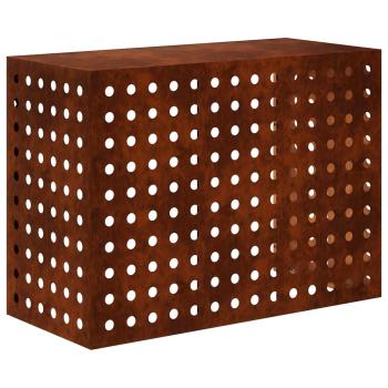 ARDEBO.de - Klimaanlagenabdeckung Rostoptik 110 x 50 x 80 cm