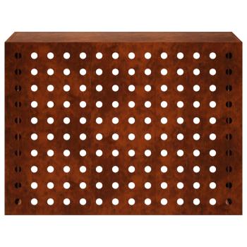 Klimaanlagenabdeckung Rostoptik 110 x 50 x 80 cm