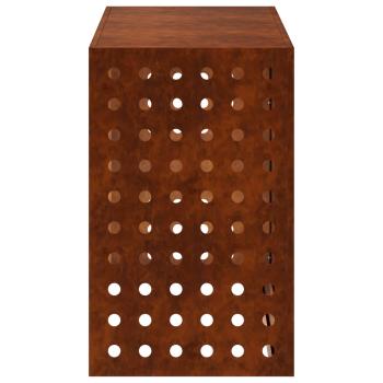Klimaanlagenabdeckung Rostoptik 110 x 50 x 80 cm
