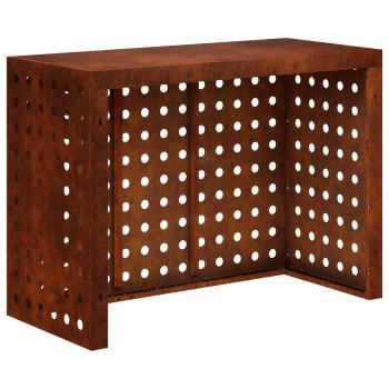 Klimaanlagenabdeckung Rostoptik 110 x 50 x 80 cm