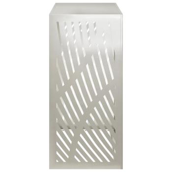 Klimaanlagenabdeckung Silber 110 x 50 x 105 cm Edelstahl