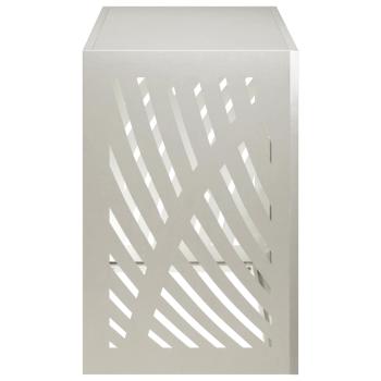 Klimaanlagenabdeckung Silber 90 x 40 x 60 cm Edelstahl