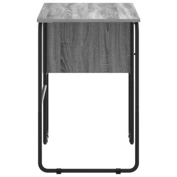 Schreibtisch mit Stauraum Sonoma-Grau 100 x 50 x 75 cm