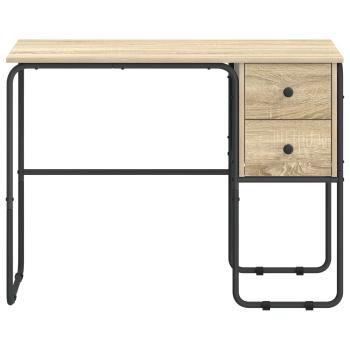 Schreibtisch mit Stauraum Sonoma-Eiche 100 x 50 x 75 cm