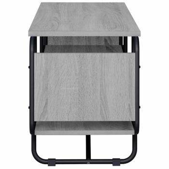 TV-Ständer 140 x 36 x 45 cm Sonoma-Grau Holzwerkstoff