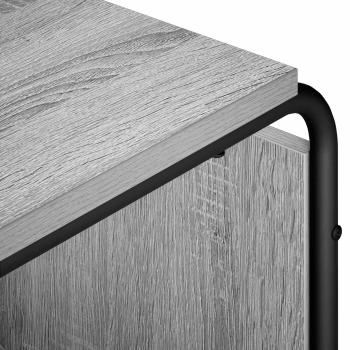 TV-Ständer 140 x 36 x 45 cm Sonoma-Grau Holzwerkstoff