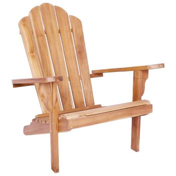 Garten-Adirondack-Stuhl Natur Massivholz Teak