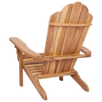 Garten-Adirondack-Stuhl Natur Massivholz Teak