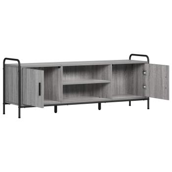 TV-Schrank 133 x 33 x 50 cm Sonoma-Grau Holzwerkstoff