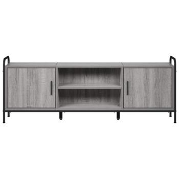TV-Schrank 133 x 33 x 50 cm Sonoma-Grau Holzwerkstoff