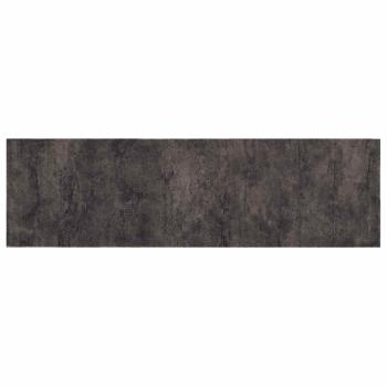 ARDEBO.de - Küchen Teppich Schwarzer Beton 150 x 45 cm 100% Polyamid