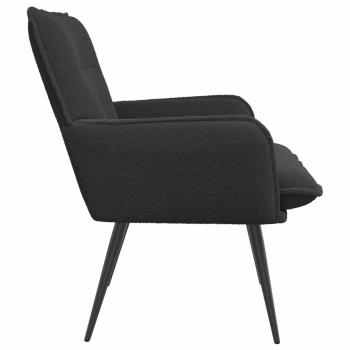 Sessel Dunkelgrau Bouclé