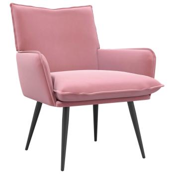 ARDEBO.de - Sessel Rosa Samt