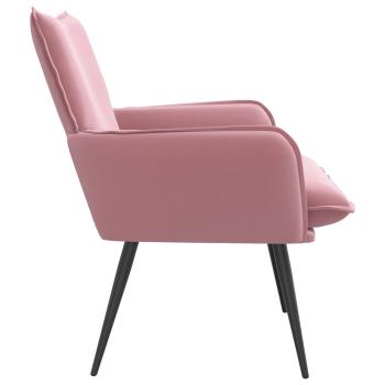 Sessel Rosa Samt