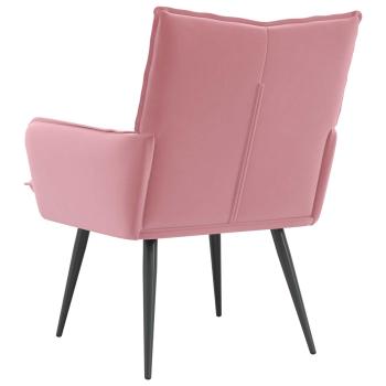 Sessel Rosa Samt