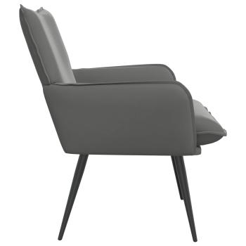 Sessel Dunkelgrau Samt