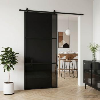 ARDEBO.de - Schiebetür 102 x 205 cm Verbautes Glas und Aluminium