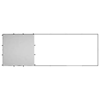Hundezwinger Schwarz 330x110x110 cm Stahl