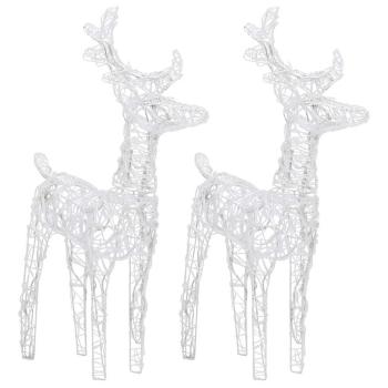 Rentiere Schlitten Weihnachtsdekoration 320 LEDs Acryl