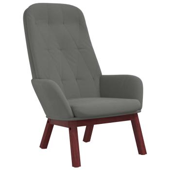 Relaxsessel Dunkelgrau Samt