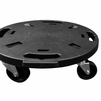 Pflanzenroller 5 Stk. 40 cm Durchmesser Schwarz 275 kg