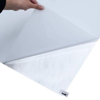 Fensterfolie Statisch Matt Weiß 90x500 cm PVC