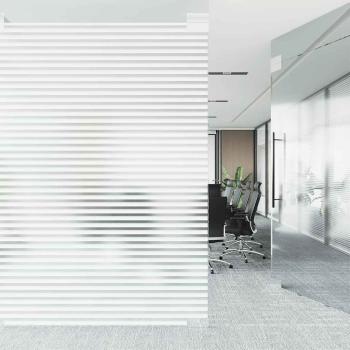 Fensterfolie Matt Streifenmuster 60x500 cm PVC