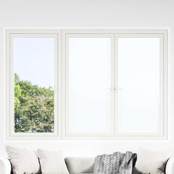 ARDEBO.de - Fensterfolien 5 Stk. Statisch Matt Weiß PVC