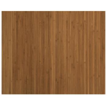 Teppich Rechteckig Braun 80x100 cm Bambus