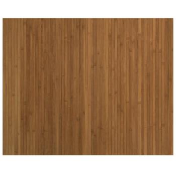 Teppich Rechteckig Braun 80x100 cm Bambus