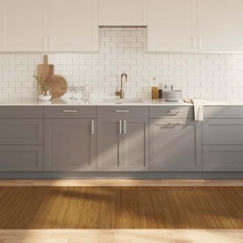ARDEBO.de - Teppich Rechteckig Braun 100x300 cm Bambus