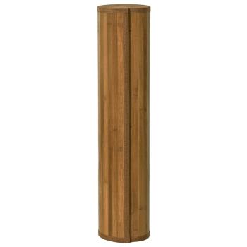 Teppich Rechteckig Braun 100x300 cm Bambus