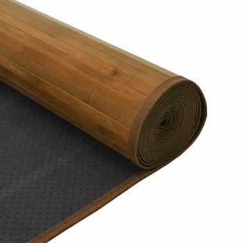 Teppich Rechteckig Braun 100x300 cm Bambus
