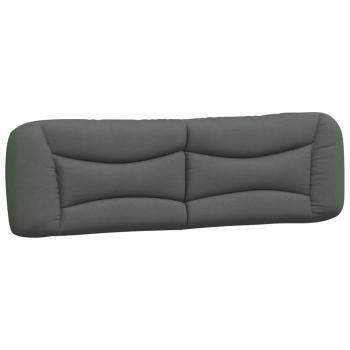 Kopfteil-Kissen "Hvar" Dunkelgrau 183 cm Stoff