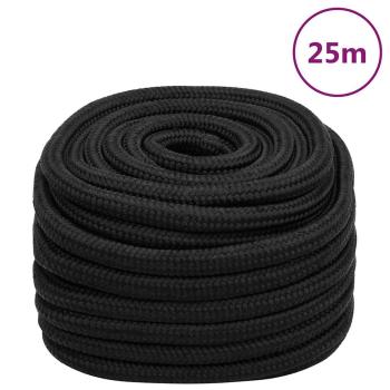 ARDEBO.de - Bootsseil Schwarz 20 mm 25 m Polypropylen