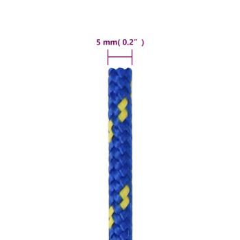 Bootsseil Blau 5 mm 500 m Polypropylen